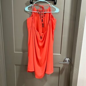 Cute dress flowing open back